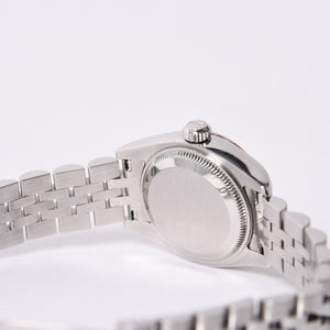 極美品 ROLEX ロレックス 腕時計 デイトジャスト 179174G D番 10P K18ホワイトゴールド ブラック文字盤 中古 4a001787