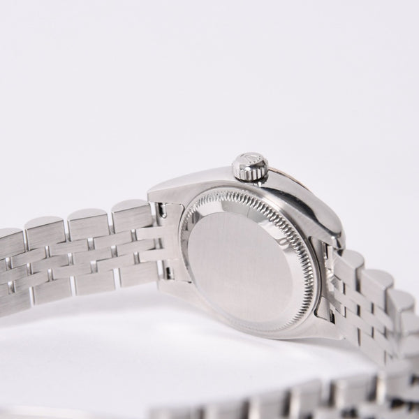 極美品 ROLEX ロレックス 腕時計 デイトジャスト 179174G D番 10P K18ホワイトゴールド ブラック文字盤 中古 4a001787
