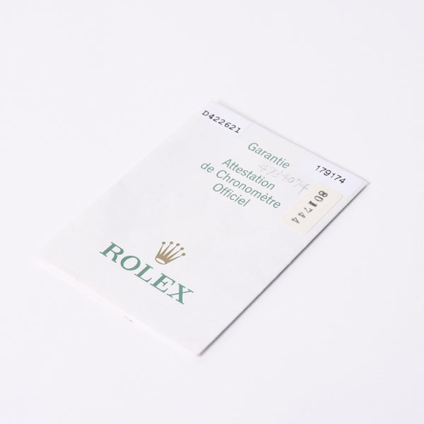 極美品 ROLEX ロレックス 腕時計 デイトジャスト 179174G D番 10P K18ホワイトゴールド ブラック文字盤 中古 4a001787