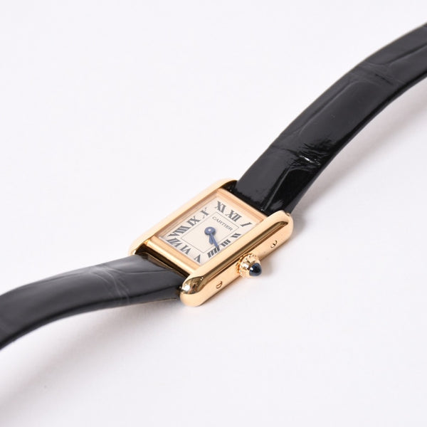Like new Cartier Tank Louis Cartier Watch Mini WGTA0352 Dial Watch Used 4a001718