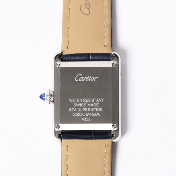 Mint condition CARTIER Tank Must SM wristwatch W4TA0016, Weight approx. 22.55g, Quartz, Pave Diamonds, Stainless Steel, Used, 4a001794