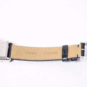 Mint condition CARTIER Tank Must SM wristwatch W4TA0016, Weight approx. 22.55g, Quartz, Pave Diamonds, Stainless Steel, Used, 4a001794