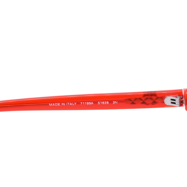 Very Good Condition CHANEL Sunglasses Eyewear 71199A S1828 Coco Mark Clear Red Plastic Used 4a001725