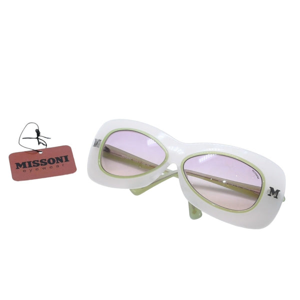 Like new Missoni Sunglasses Eyewear 0104S 817 Size 5814/13 115 White Clear Green Clear Pink Used 4a000129