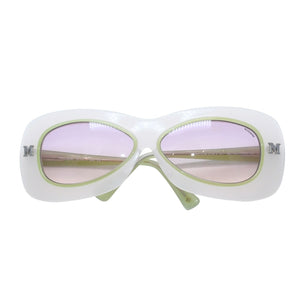 Like new Missoni Sunglasses Eyewear 0104S 817 Size 5814/13 115 White Clear Green Clear Pink Used 4a000129