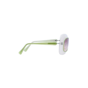 Like new Missoni Sunglasses Eyewear 0104S 817 Size 5814/13 115 White Clear Green Clear Pink Used 4a000129
