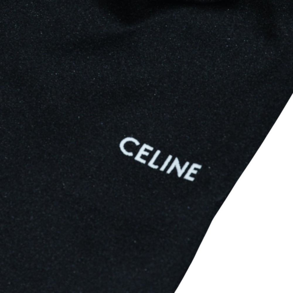 極美品 CELINE セリーヌ STRAIGHT DOUBLE-FACED JERSEY JOGGERS ジョガーパンツ ブラック 2Z1371210 中古 4a001740