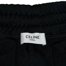 画像をギャラリービューアに読み込む, 極美品 CELINE セリーヌ STRAIGHT DOUBLE-FACED JERSEY JOGGERS ジョガーパンツ ブラック 2Z1371210 中古 4a001740