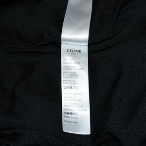 Very Good Condition CELINE STRAIGHT DOUBLE-FACED JERSEY JOGGERS Jogger Pants Black 2Z1371210 Used 4a001740