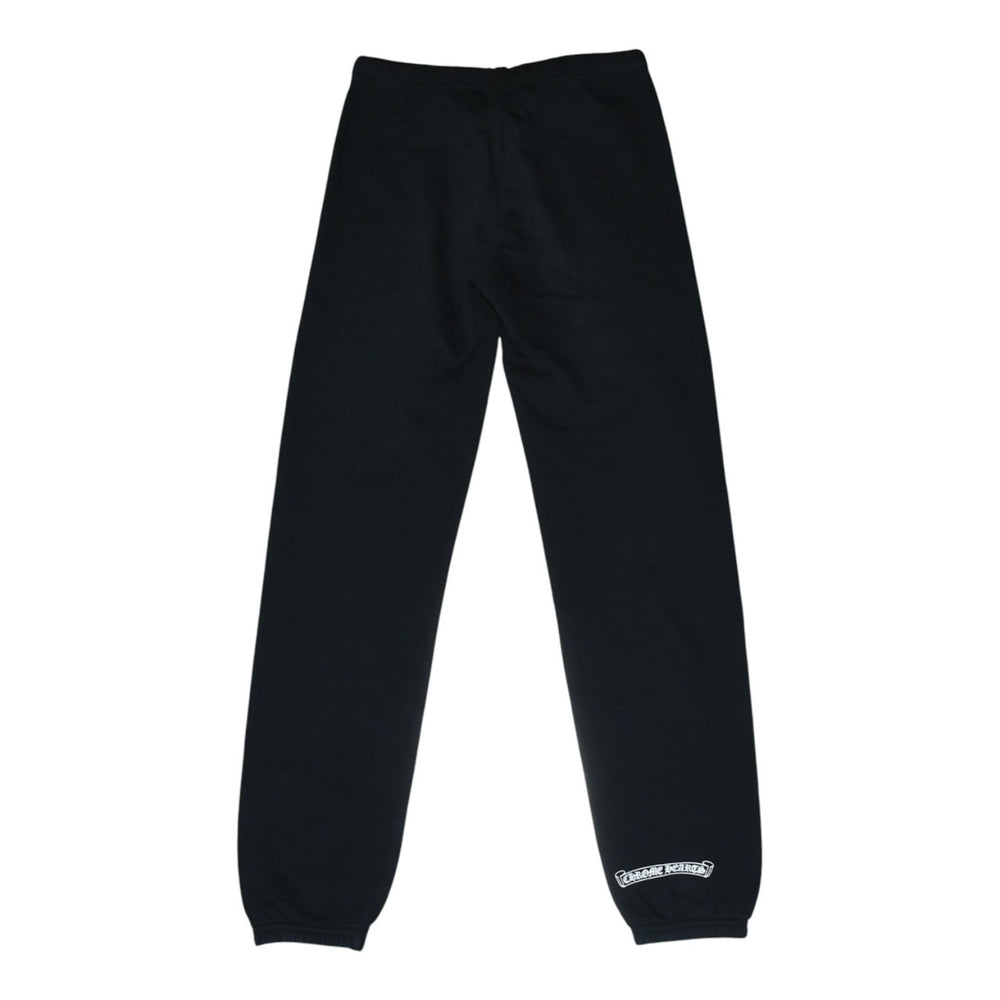極美品 CHROME HEARTS クロムハーツ セメタリークロススウェットパンツ SW ブラック 黒 ジョガーパンツ Mサイズ 美品 中古 4a001733