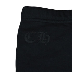 Very Good Condition CHROME HEARTS Cemetery Cross Sweat Pants SW Black Jogger Pants M Size Good Condition Used 4a001733