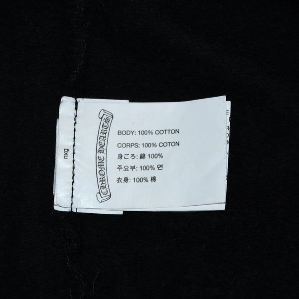Very Good Condition CHROME HEARTS Cemetery Cross Sweat Pants SW Black Jogger Pants M Size Good Condition Used 4a001733
