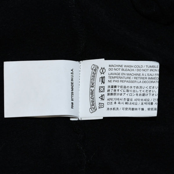 Very Good Condition CHROME HEARTS Cemetery Cross Sweat Pants SW Black Jogger Pants M Size Good Condition Used 4a001733