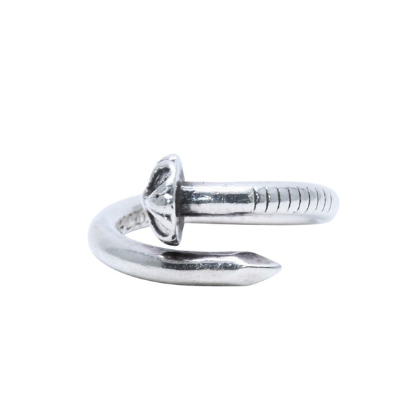 CHROME HEARTS Chrome Hearts Nail Ring Cross Ball 6.83g No. 12 SV925 Silver 925 Ring Accessory Good Condition Used 4a001728