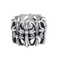 画像をギャラリービューアに読み込む, 極美品 CHROME HEARTS クロムハーツ セメタリークロスリング 20.35g 17号 SV925 シルバー925 アクセサリー 指輪 美品 中古 4a001730