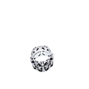 極美品 CHROME HEARTS クロムハーツ セメタリークロスリング 20.35g 17号 SV925 シルバー925 アクセサリー 指輪 美品 中古 4a001730