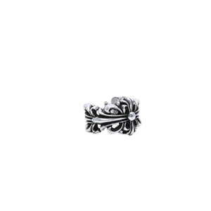 極美品 CHROME HEARTS ダブルフローラルクロスリング 13.43g 12号 SV925 シルバー925 アクセサリー 指輪 美品 中古 4a001729