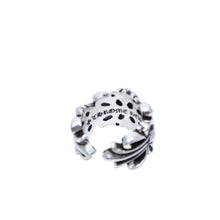 画像をギャラリービューアに読み込む, 極美品 CHROME HEARTS ダブルフローラルクロスリング 13.43g 12号 SV925 シルバー925 アクセサリー 指輪 美品 中古 4a001729