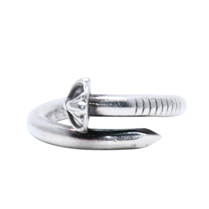 CHROME HEARTS Nail Ring Cross Ball 7.36g No. 15 SV925 Silver 925 Ring Accessory Good Condition Used 4a001727