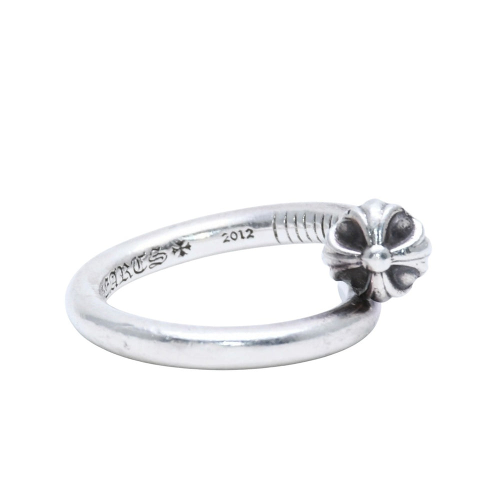 CHROME HEARTS クロムハーツ ネイルリング クロスボール 7.36g 15号 SV925 シルバー925 指輪 アクセサリー 美品 中古 4a001727