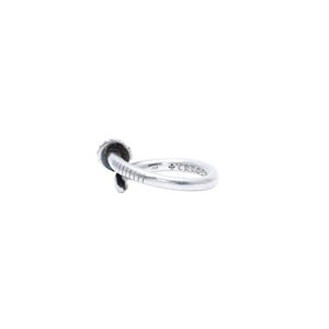 CHROME HEARTS Nail Ring Cross Ball 7.36g No. 15 SV925 Silver 925 Ring Accessory Good Condition Used 4a001727