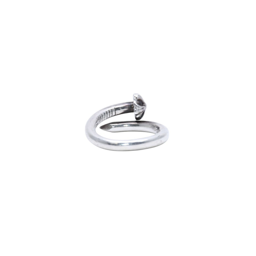 CHROME HEARTS Nail Ring Cross Ball 7.36g No. 15 SV925 Silver 925 Ring Accessory Good Condition Used 4a001727
