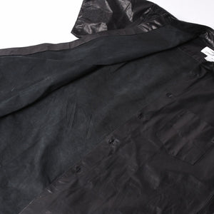 Like new COMME des GARCONS × CHROMEHEARTS COMME des GARCONS Chrome Hearts Leather Short Sleeve Shirt Size S Used 4a001735