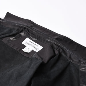 Like new COMME des GARCONS × CHROMEHEARTS COMME des GARCONS Chrome Hearts Leather Short Sleeve Shirt Size S Used 4a001735