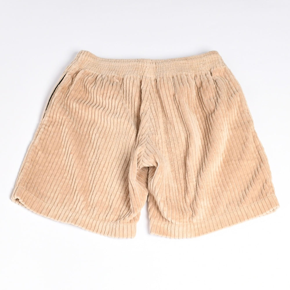 極美品 CHROME HEARTS クロムハーツ マッティボーイ コーデュロイショーツ ショートパンツ ハーフパンツ チョンパー ベージュ Sサイズ 中古 4a001734