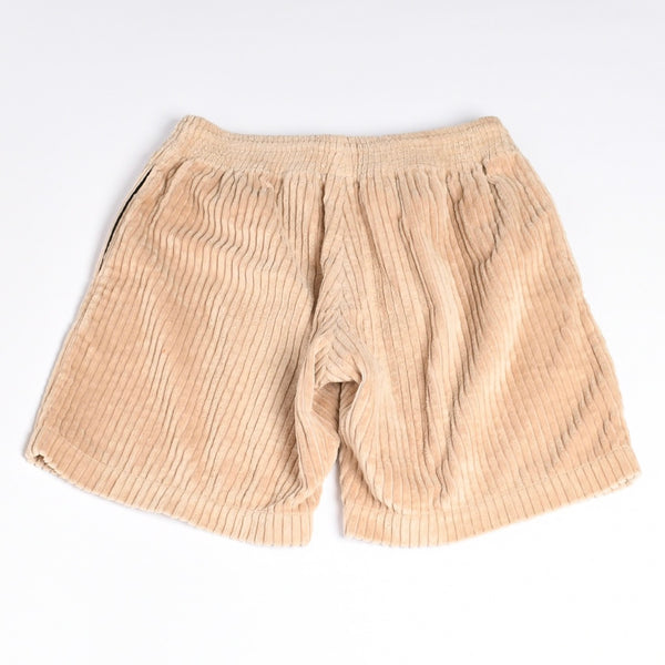 極美品 CHROME HEARTS クロムハーツ マッティボーイ コーデュロイショーツ ショートパンツ ハーフパンツ チョンパー ベージュ Sサイズ 中古 4a001734