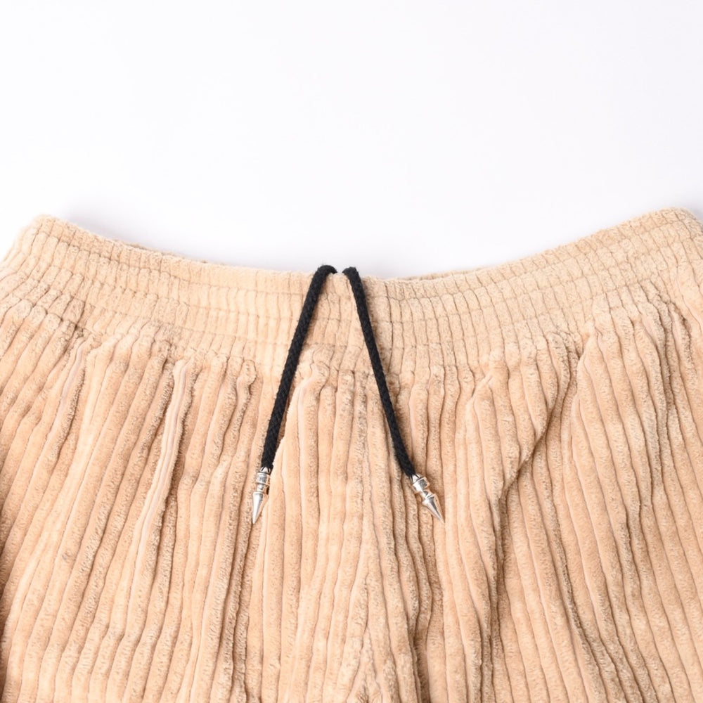 Very Good Condition CHROME HEARTS Matty Boy Corduroy Shorts Short Pants Half Pants Chomper Beige S Size Used 4a001734