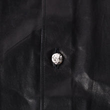 画像をギャラリービューアに読み込む, 新品同様 COMME des GARCONS × CHROMEHEARTS コムデギャルソン クロムハーツ レザー 半袖シャツ サイズS 中古 4a001735