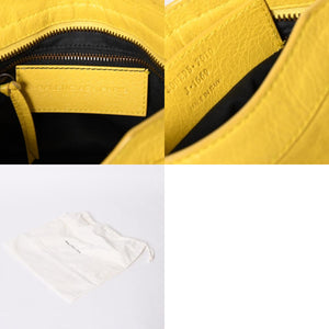 BALENCIAGA CLASSIC MINI CITY 2WAY bag 300295 Leather Yellow Good Condition Used 4a001650