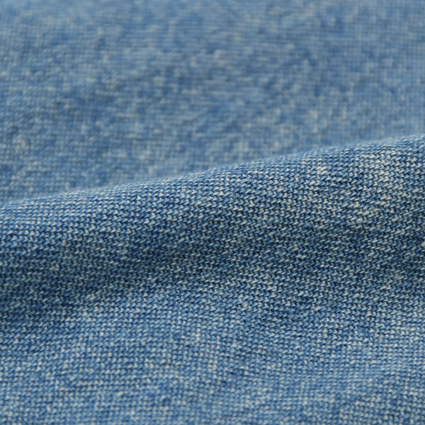Very Good Condition Rhude Baseball Denim Shirt Indigo XS Size Raglan Sleeve Denim Fabric Good Condition Used 4a001745