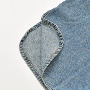 Very Good Condition Rhude Baseball Denim Shirt Indigo XS Size Raglan Sleeve Denim Fabric Good Condition Used 4a001745