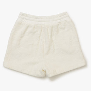 Very Good Condition MIUMIU Shorts Boa Shorts MJP274 Size 36 Logo Patch Ivory Used 4a001755
