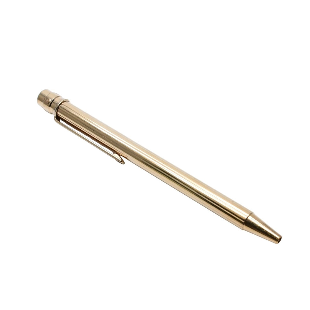 CARTIER カルティエ MUST Ⅱ PEN マスト Ⅱ ボールペン ST150090 プロペリング ゴドロン ゴールド メタル GP 美品 中古 4a001566
