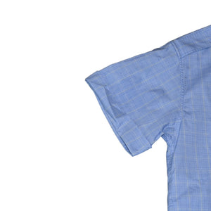 Very Good Condition PRADA Prince of Wales Short Sleeve Check Shirt Short Length Check Short Sleeve Shirt P468G 2023 Used 4a001749