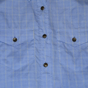 Very Good Condition PRADA Prince of Wales Short Sleeve Check Shirt Short Length Check Short Sleeve Shirt P468G 2023 Used 4a001749