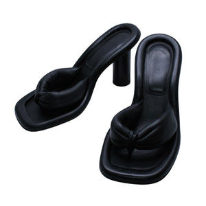 AMBUSH AMBUSH CUSHION TONGS SANDALS Cushion Thong Sandals Size 37 Black Good Condition Used 4a001415