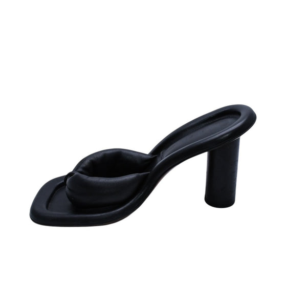 AMBUSH AMBUSH CUSHION TONGS SANDALS Cushion Thong Sandals Size 37 Black Good Condition Used 4a001415
