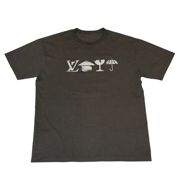 Very Good Condition LOUIS VUITTON 26FW EQUIPE UNIFORM Uniform Staff T-shirt Size L Not for Sale Used 4a001722