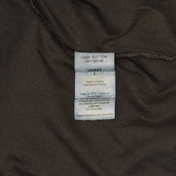 Very Good Condition LOUIS VUITTON 26FW EQUIPE UNIFORM Uniform Staff T-shirt Size L Not for Sale Used 4a001722