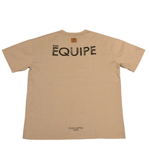 LOUIS VUITTON ルイヴィトン 26FW EQUIPE エキップ UNIFORM ユニフォーム スタッフTシャツ サイズL ベージュ 非売品 美品 中古 4a001721