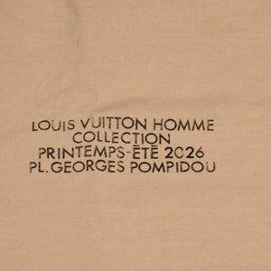 LOUIS VUITTON ルイヴィトン 26FW EQUIPE エキップ UNIFORM ユニフォーム スタッフTシャツ サイズL ベージュ 非売品 美品 中古 4a001721