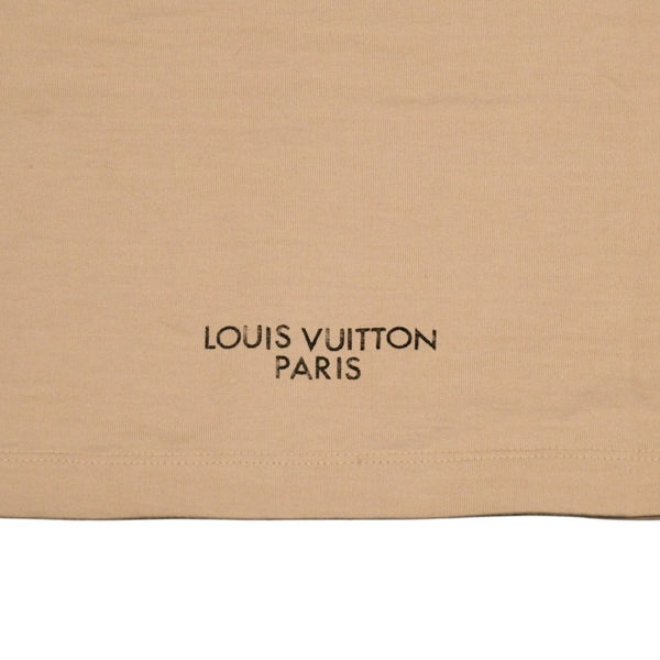 LOUIS VUITTON ルイヴィトン 26FW EQUIPE エキップ UNIFORM ユニフォーム スタッフTシャツ サイズL ベージュ 非売品 美品 中古 4a001721
