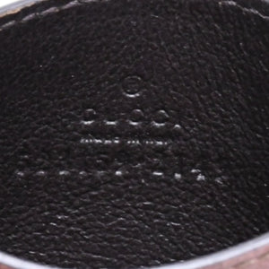Very Good Condition GUCCI Ophidia Card Case GG Supreme Canvas Pass Case Brown Used 4a001710