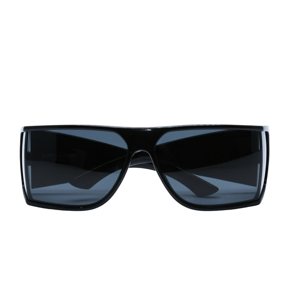 極美品 SAINT LAURENT サンローラン SL806 サングラス ブラック アセテート UVカットレンズ アクセサリー 中古 4a001711