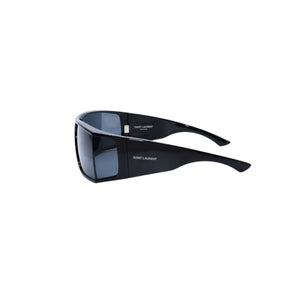 Very good condition SAINT LAURENT Saint Laurent SL806 sunglasses black acetate UV cut lens accessory used 4a001711