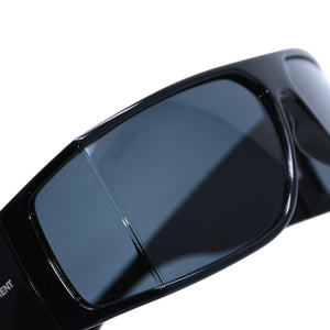 Very good condition SAINT LAURENT Saint Laurent SL806 sunglasses black acetate UV cut lens accessory used 4a001711